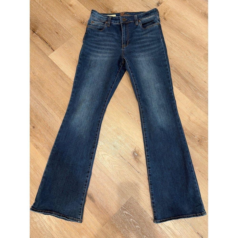 Kut from the Kloth Nicole High Rise Bootcut Jeans Dark Wash Size 10